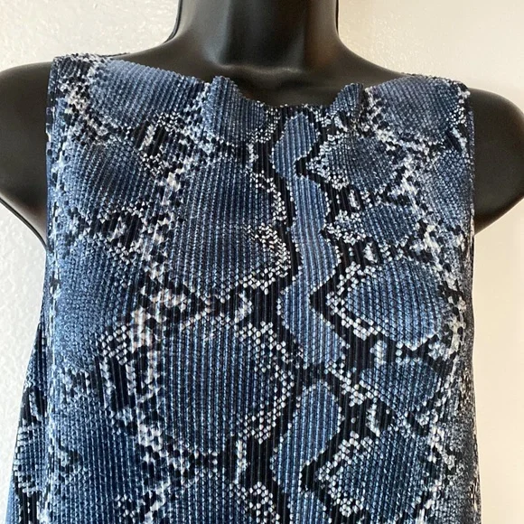 blue dress for baby girl Davide Airy Plissé Dress in Blue main image 1